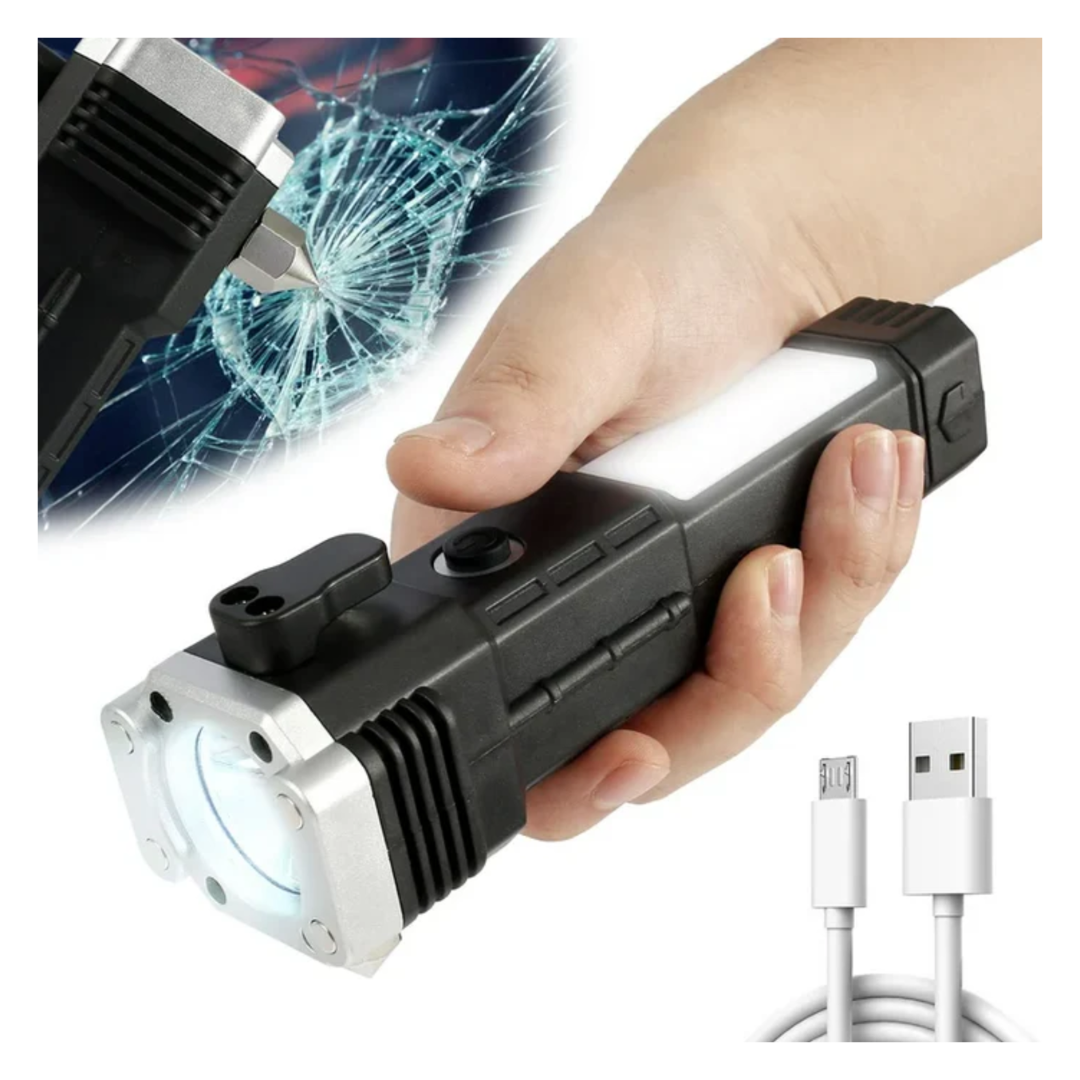 Martillo Linterna LED Táctica 4 en 1 - Imagen 3